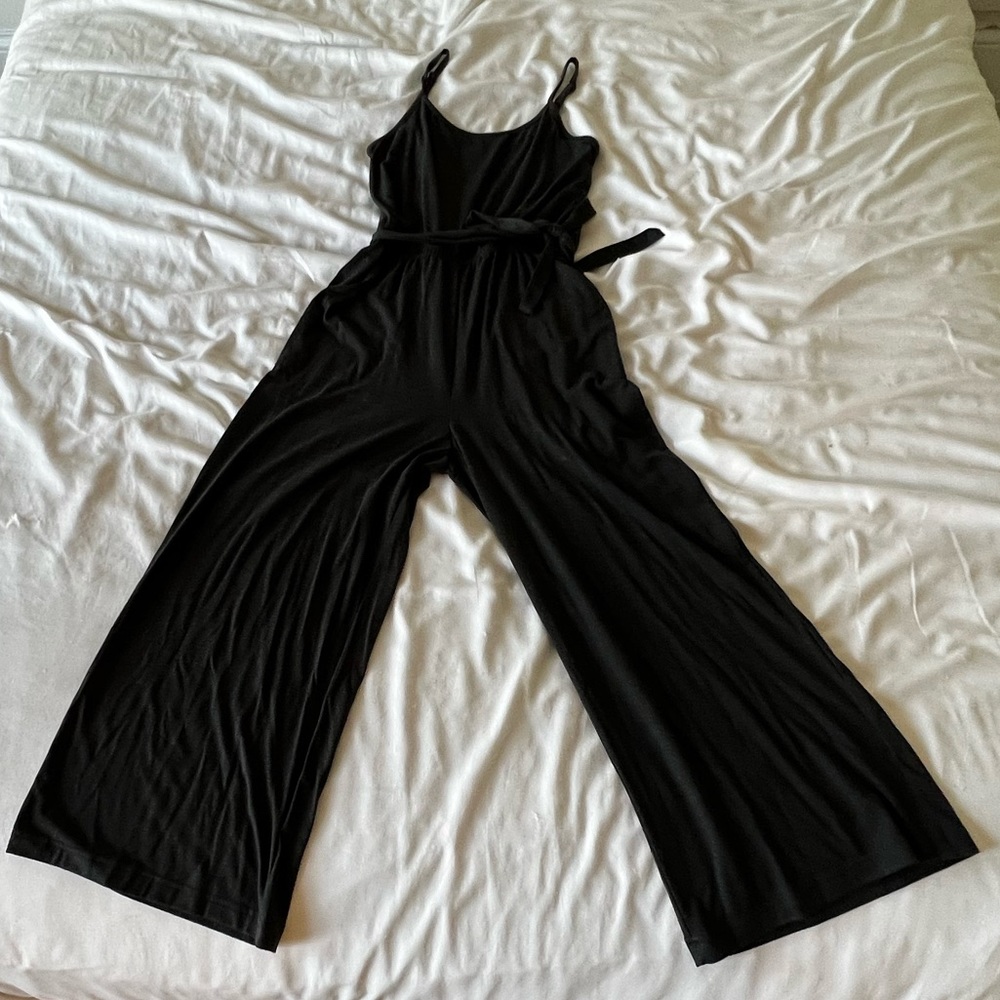 UpWest grey jumpsuit/romper with pockets!